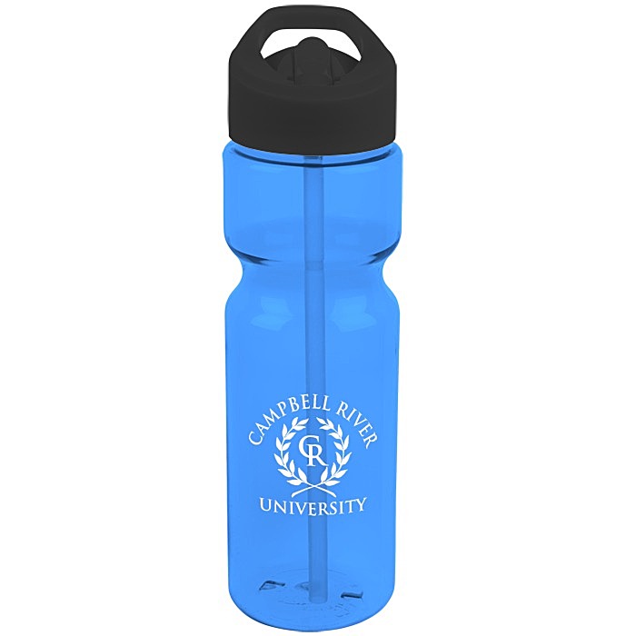 Custom Olympian Sport Bottle with Flip Straw Lid - 28 oz