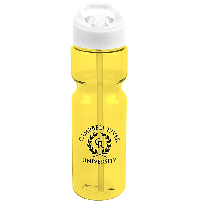 Custom Olympian Sport Bottle with Flip Straw Lid - 28 oz