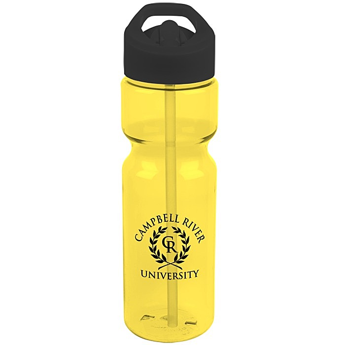 Custom Olympian Sport Bottle with Flip Straw Lid - 28 oz