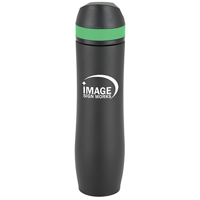 Custom Persona Wave Vacuum Water Bottle - 20 oz. - Black