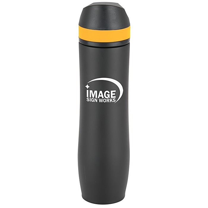 Custom Persona Wave Vacuum Water Bottle - 20 oz. - Black