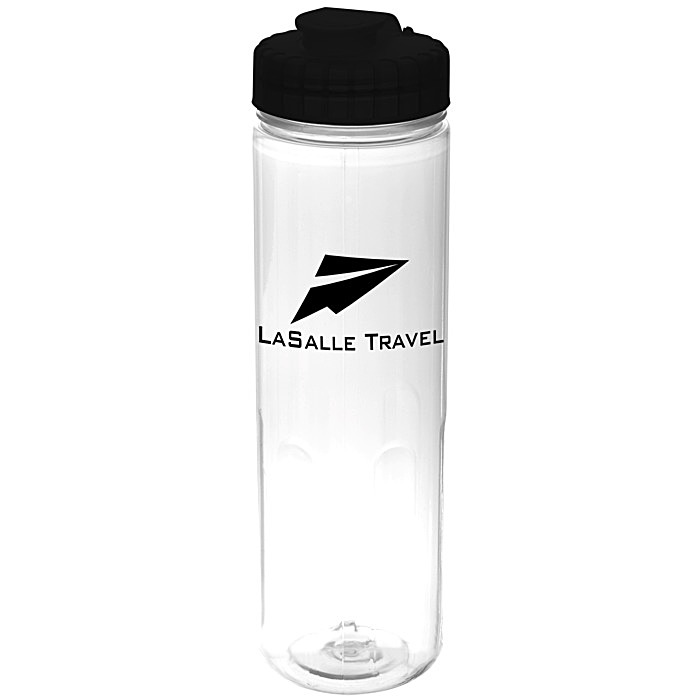 Custom Prestige Water Bottle - 24 ounces - Flip Top Lid