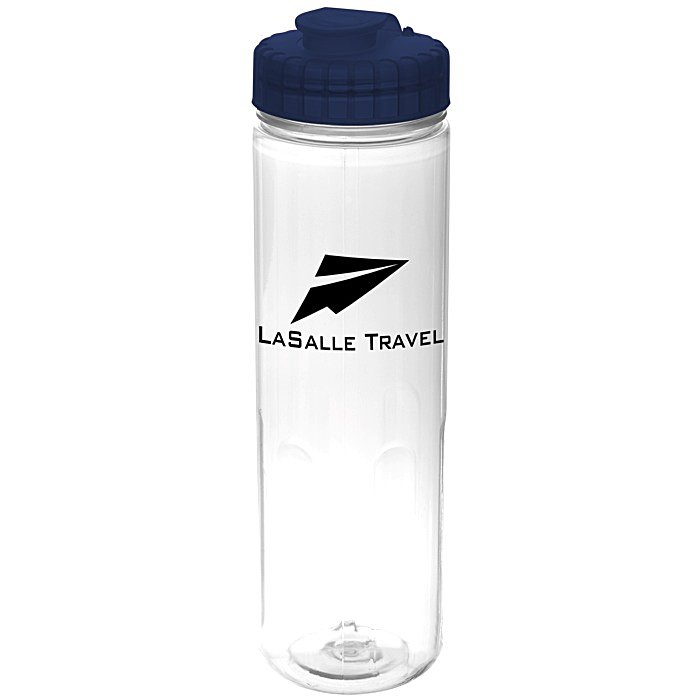 Custom Prestige Water Bottle - 24 ounces - Flip Top Lid