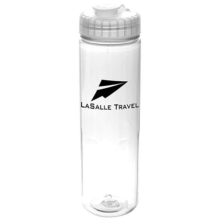 Custom Prestige Water Bottle - 24 ounces - Flip Top Lid