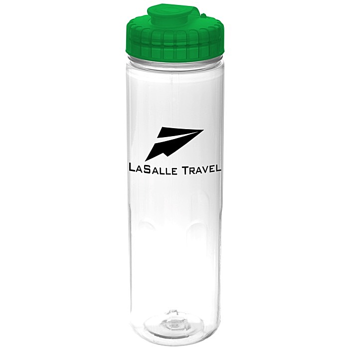 Custom Prestige Water Bottle - 24 ounces - Flip Top Lid