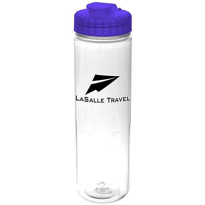 Custom Prestige Water Bottle - 24 ounces - Flip Top Lid