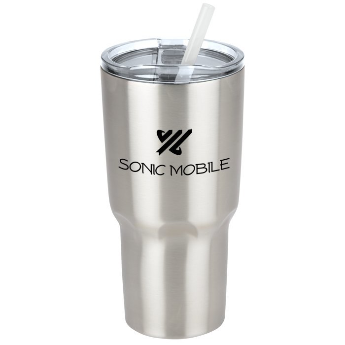 Custom Kong Vacuum Insulated Travel Tumbler - 26 oz - Stainless Steel