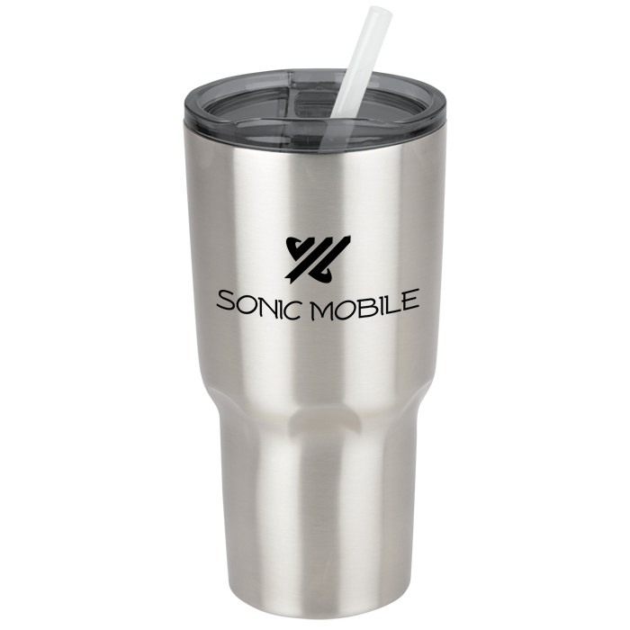 Custom Kong Vacuum Insulated Travel Tumbler - 26 oz - Stainless Steel