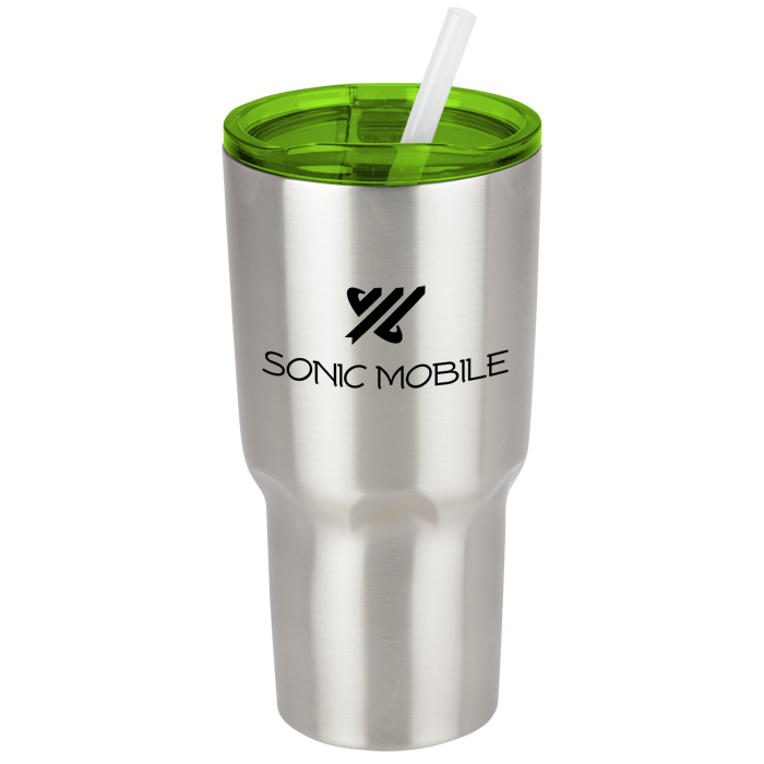 Custom Kong Vacuum Insulated Travel Tumbler - 26 oz - Stainless Steel