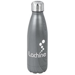 Custom Rockit Claw Stainless Water Bottle - 17 oz - Stone Grey