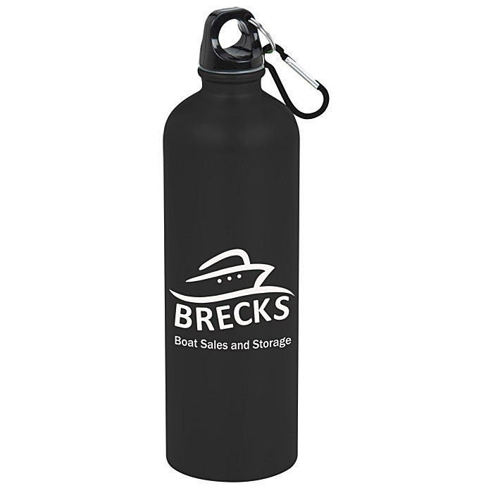 Custom Stainless Steel Water Bottle - 25 oz. - Matte - 24 hr