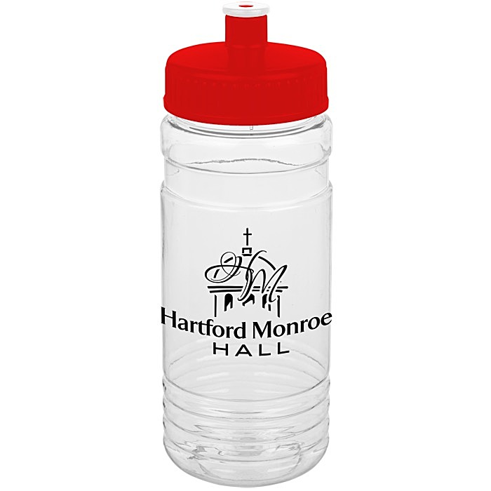 Custom Clear Impact Line Up Sport Bottle - 20 oz