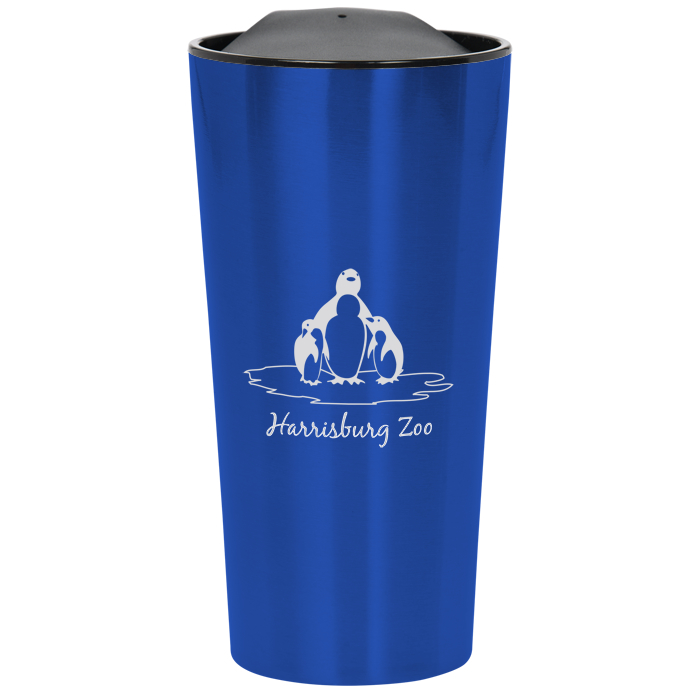 Custom Customized Fashion Metallic Travel Mug - 16 oz