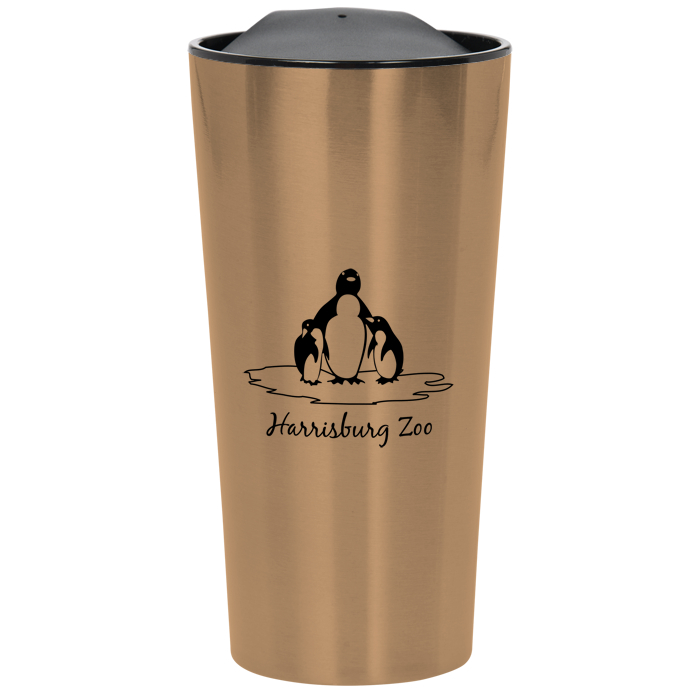Custom Customized Fashion Metallic Travel Mug - 16 oz