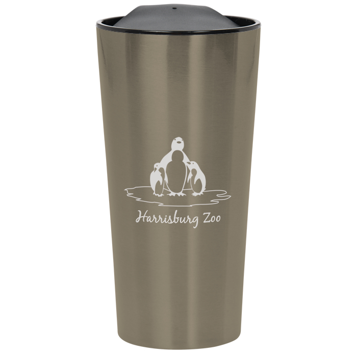 Custom Customized Fashion Metallic Travel Mug - 16 oz