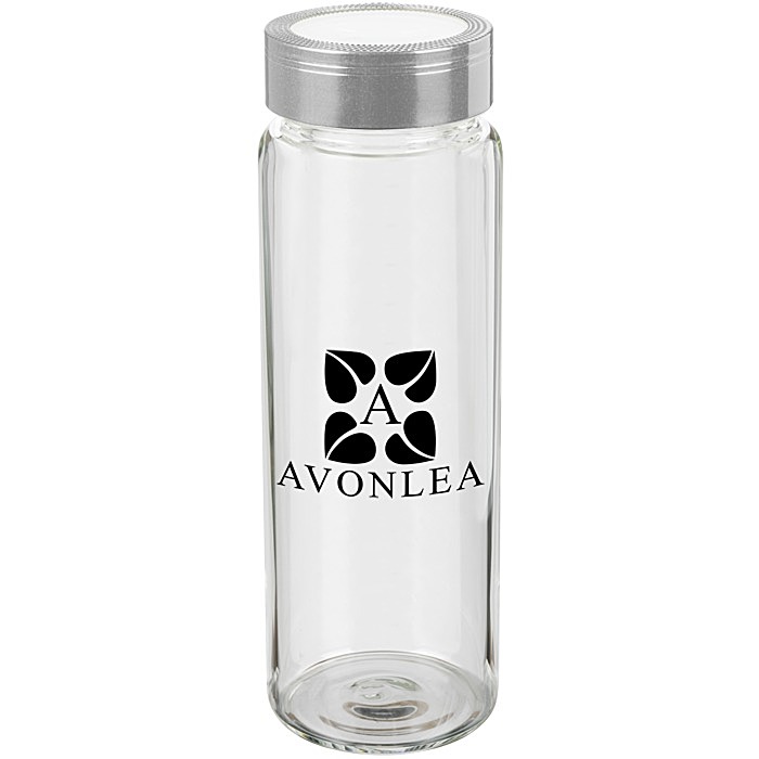 Custom Glass Wide Mouth Water Bottle - 20 oz.