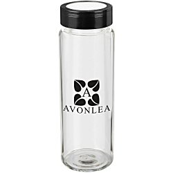 Custom Glass Wide Mouth Water Bottle - 20 oz.