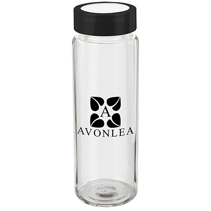 Custom Glass Wide Mouth Water Bottle - 20 oz. - 24 hr