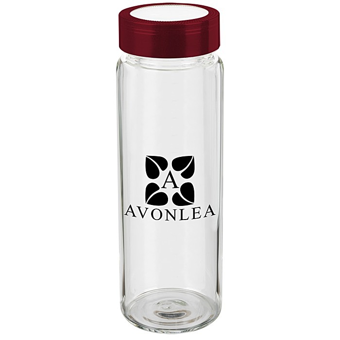 Custom Glass Wide Mouth Water Bottle - 20 oz. - 24 hr