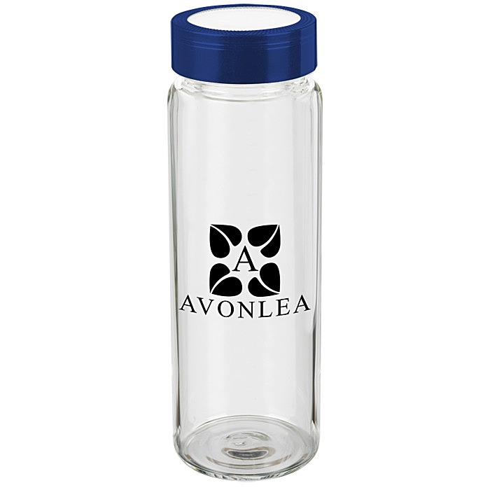 Custom Glass Wide Mouth Water Bottle - 20 oz. - 24 hr
