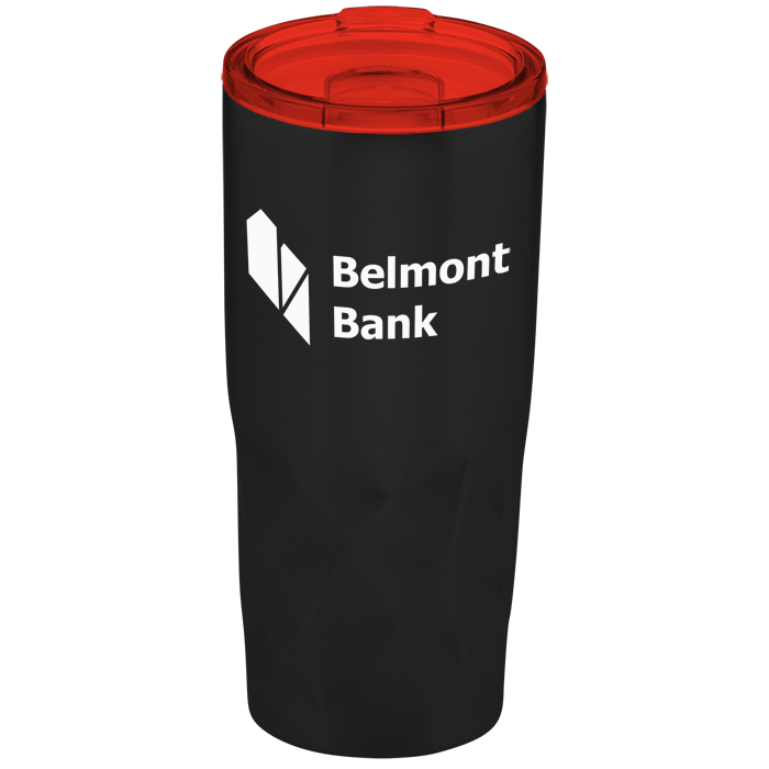Custom Glacier Diamond Vacuum Travel Tumbler - 20 oz