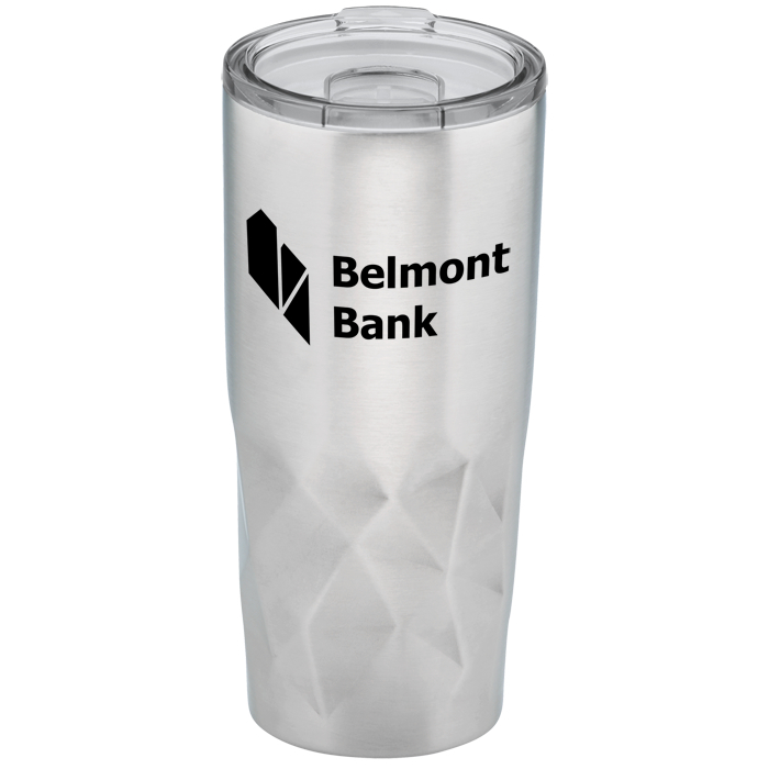 Custom Glacier Diamond Vacuum Travel Tumbler - 20 oz