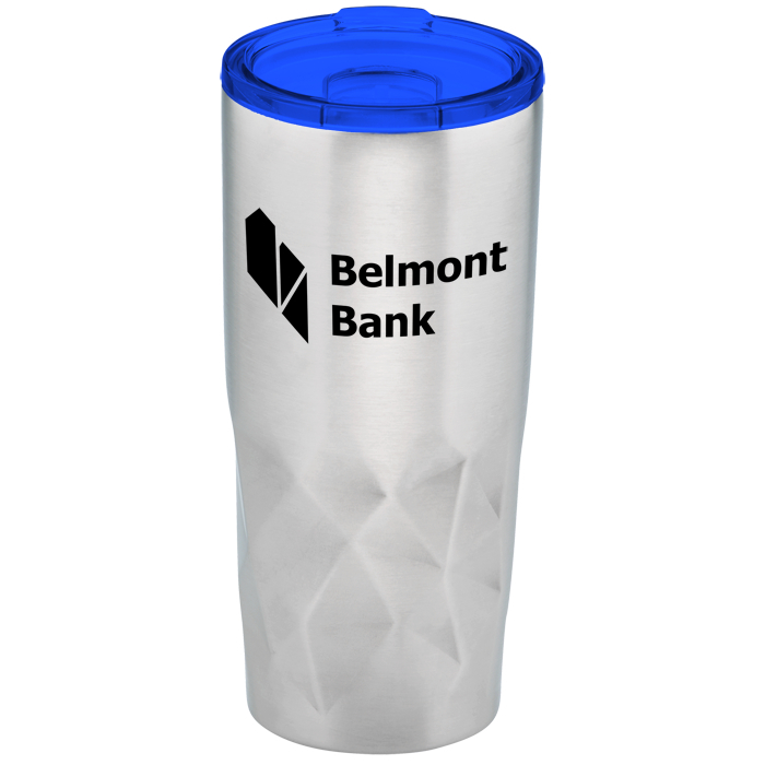 Custom Glacier Diamond Vacuum Travel Tumbler - 20 oz