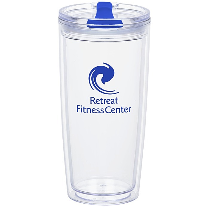 Custom Clearly Acrylic Travel Tumbler - 20 oz.