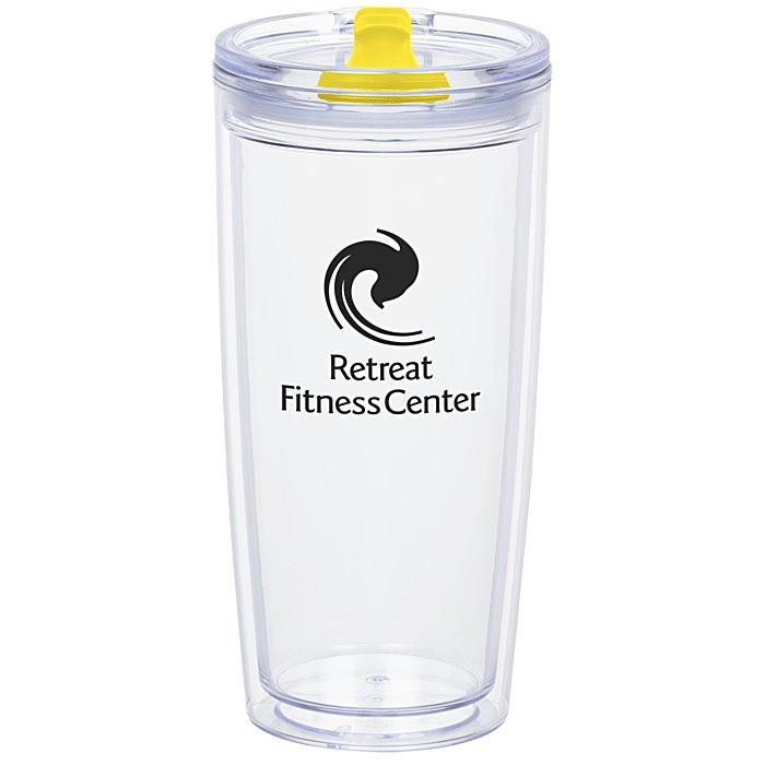 Custom Clearly Acrylic Travel Tumbler - 20 oz.