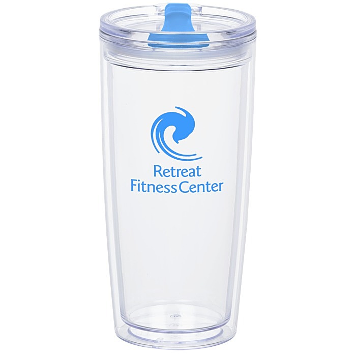 Custom Clearly Acrylic Travel Tumbler - 20 oz.