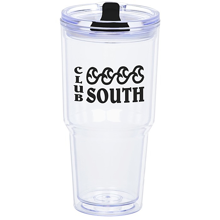 Custom Clearly Acrylic Travel Tumbler - 24 oz.
