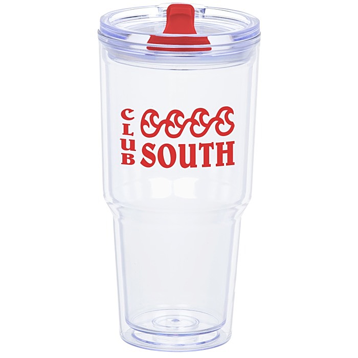 Custom Clearly Acrylic Travel Tumbler - 24 oz.