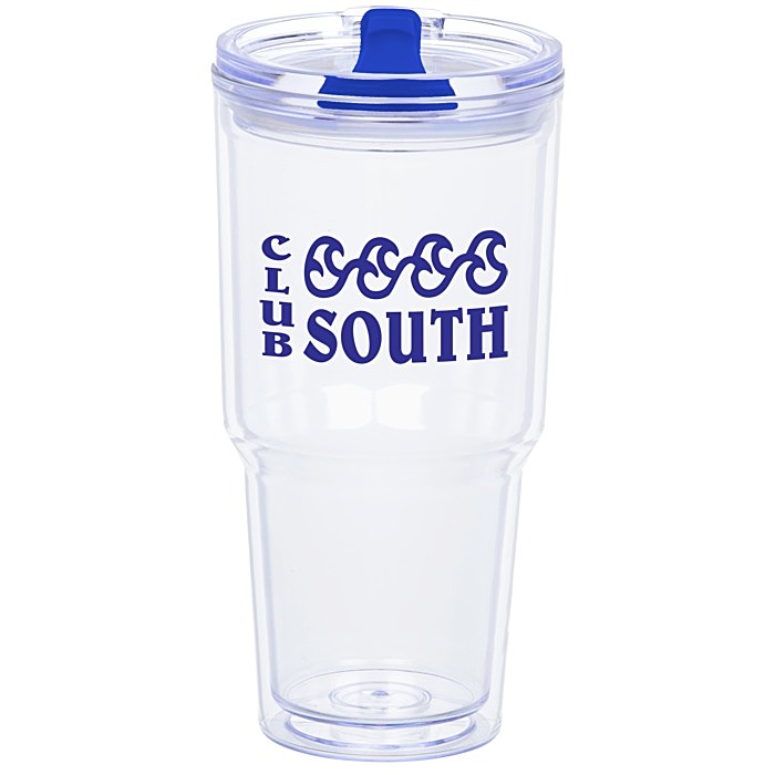 Custom Clearly Acrylic Travel Tumbler - 24 oz.