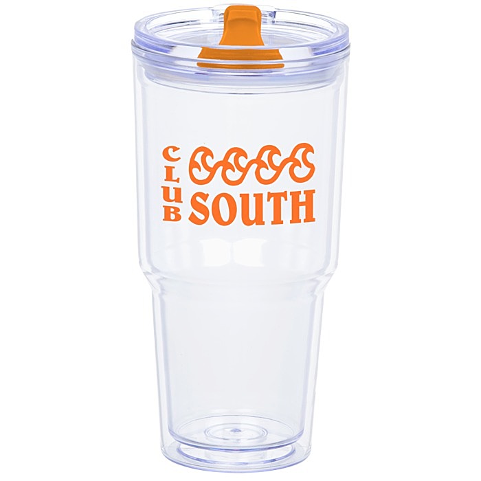 Custom Clearly Acrylic Travel Tumbler - 24 oz.