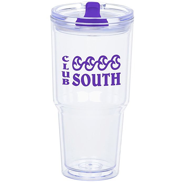 Custom Clearly Acrylic Travel Tumbler - 24 oz.