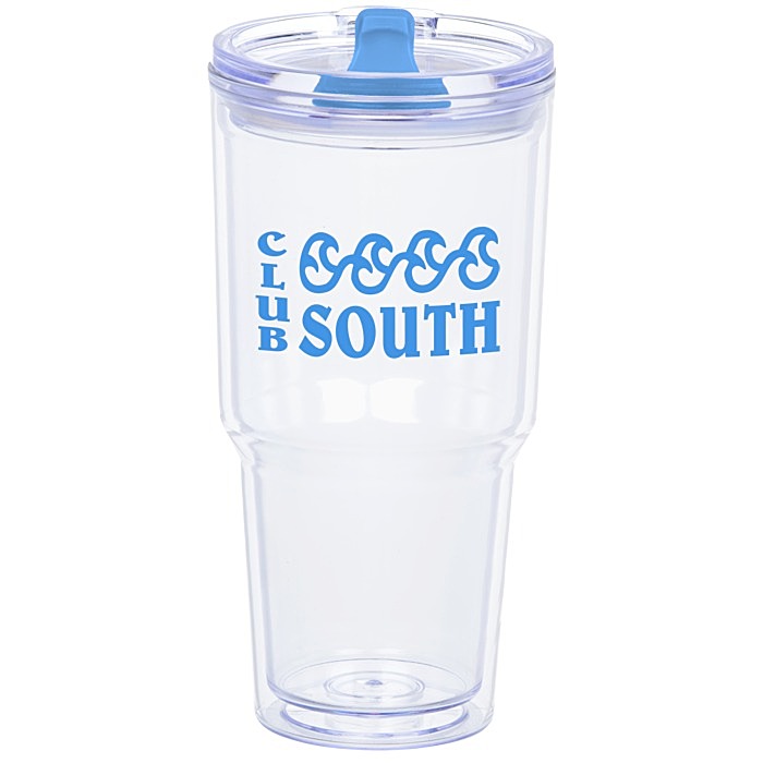 Custom Clearly Acrylic Travel Tumbler - 24 oz.