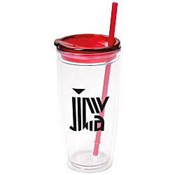 Custom Flurry Tumbler with Straw - 20 oz.