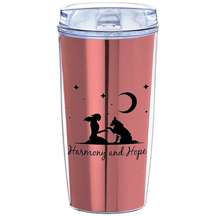 Custom Metallic Ringo Travel Tumbler - 18 oz.