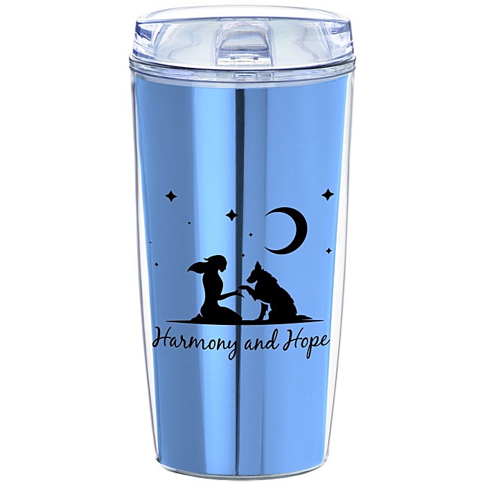 Custom Metallic Ringo Travel Tumbler - 18 oz.