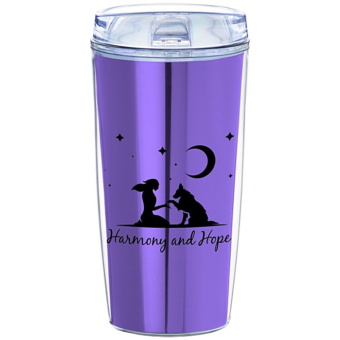 Custom Metallic Ringo Travel Tumbler - 18 oz.