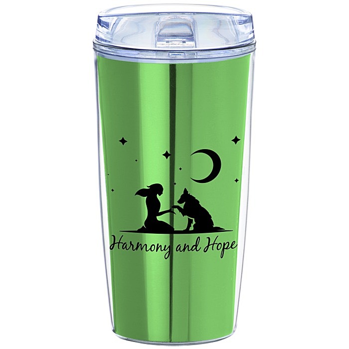 Custom Metallic Ringo Travel Tumbler - 18 oz.