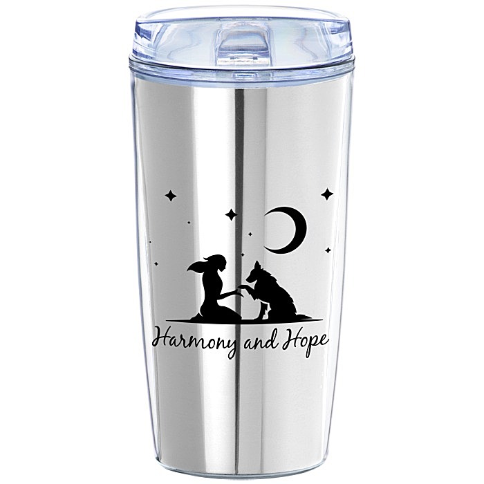 Custom Metallic Ringo Travel Tumbler - 18 oz.