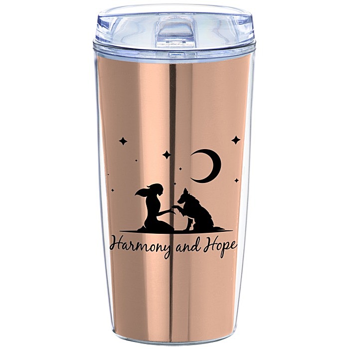 Custom Metallic Ringo Travel Tumbler - 18 oz.