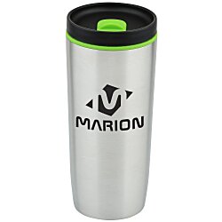 Custom Accent Stainless Travel Mug - 16 oz