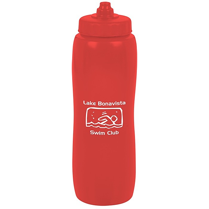 Custom Valais Squeeze Water Bottle - 32 oz. - 24 hr