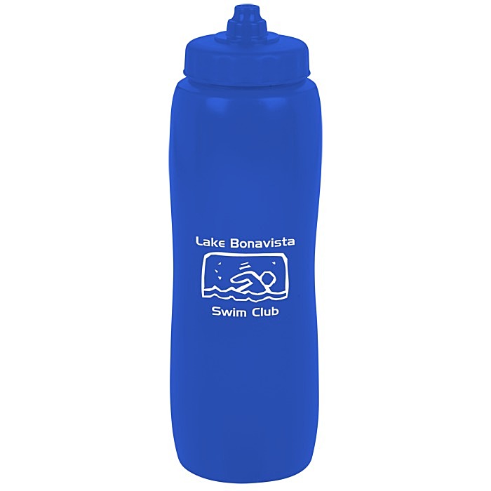 Custom Valais Squeeze Water Bottle - 32 oz. - 24 hr