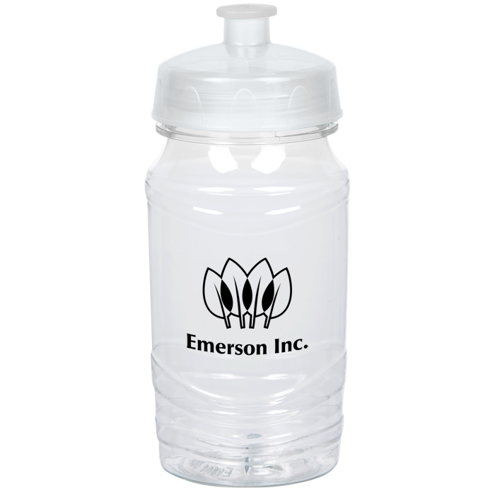 Custom Refresh Surge Water Bottle - 16 oz - Clear