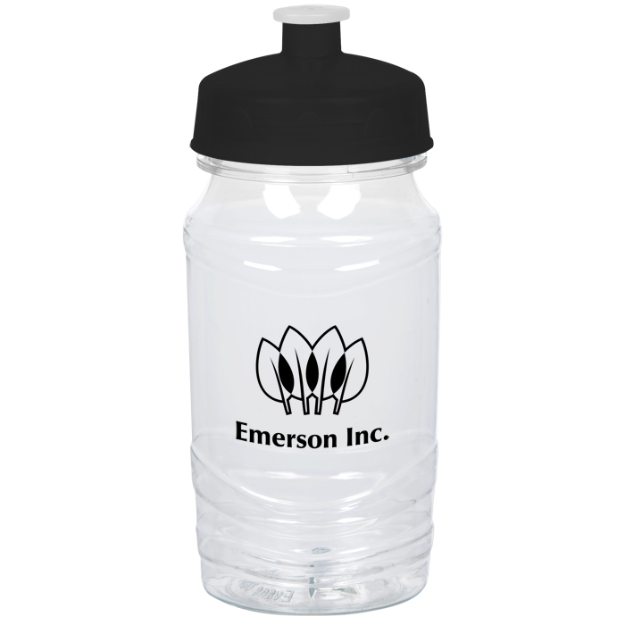 Custom Refresh Surge Water Bottle - 16 oz - Clear
