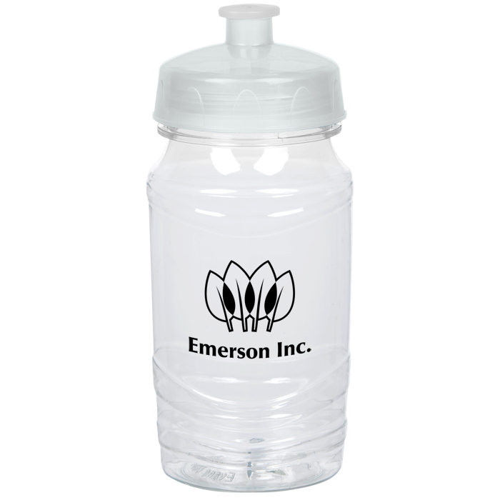 Custom Refresh Surge Water Bottle - 16 oz - Clear