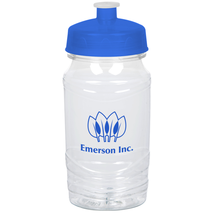 Custom Refresh Surge Water Bottle - 16 oz - Clear